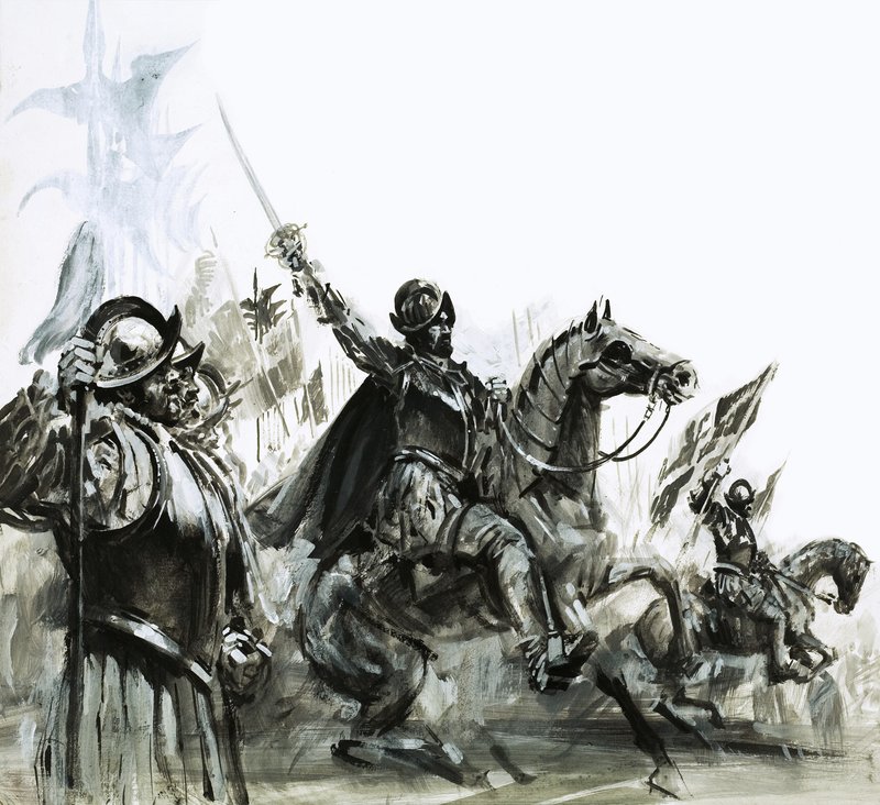Francisco de Coronado a mexikói expedíció élén alkotó: Graham Coton