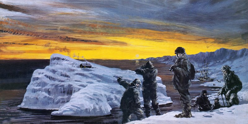 Balszerencsésen végződött antarktiszi expedíció alkotó: Graham Coton