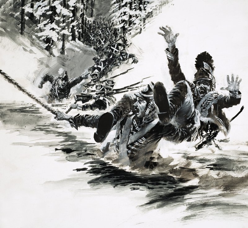 Robert Crauford vezérőrnagy félelemmel és ostorral irányította csapatait a félszigeti háború alatt. alkotó: Graham Coton