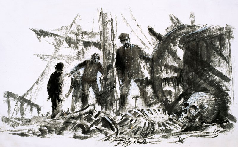 A Marlborough 1890-ben tűnt el, és csaknem negyedszázadig nem fedezték fel (gouache, papír). alkotó: Graham Coton