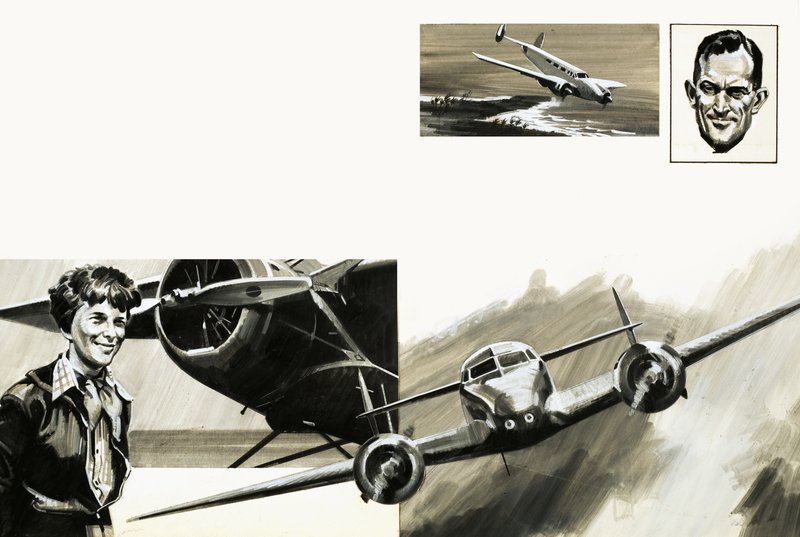 Amelia Earhart rejtélyes eltűnése alkotó: Graham Coton