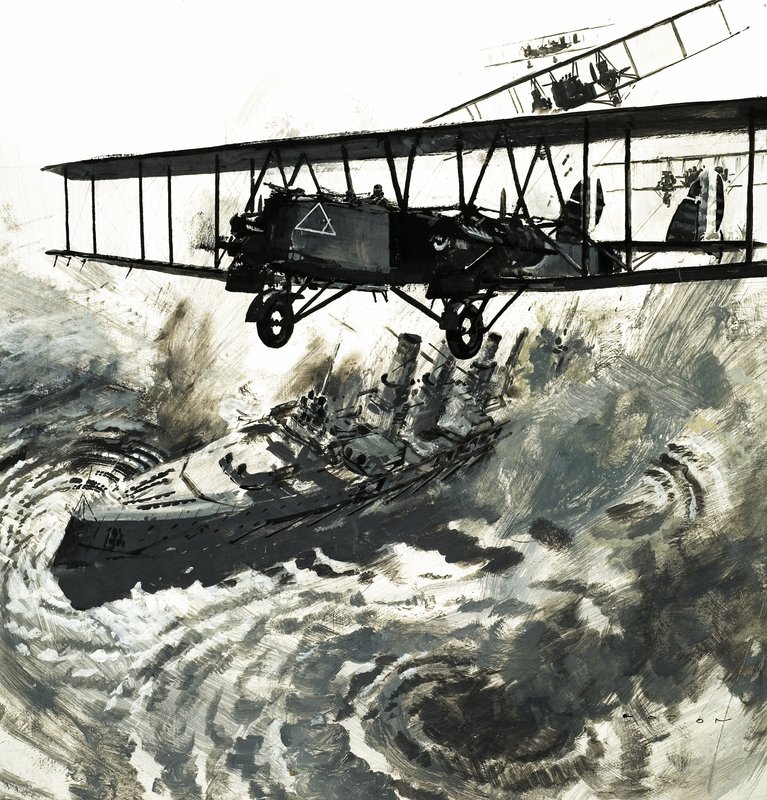 William Mitchell és az első világháború bombázói alkotó: Graham Coton
