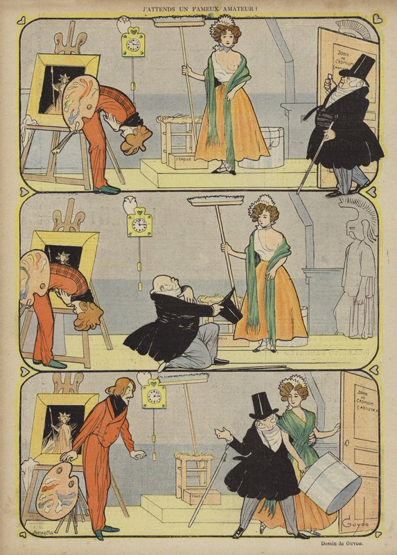 Illusztráció Le Rire alkotó: Guillaume Le Barrois dOrgeval