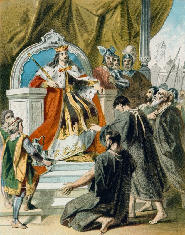 A rabok Emmanuel előtt alkotó: Gustav Bartsch