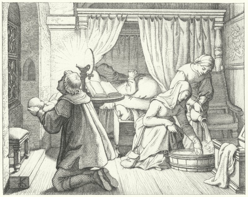 Luther Márton születése alkotó: Gustav Ferdinand Leopold Konig