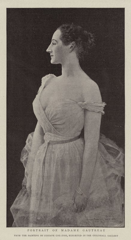 Madame Gautreau portréja alkotó: Gustave Claude Etienne Courtois
