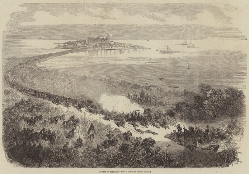 Melazzo csata alkotó: Gustave Dore