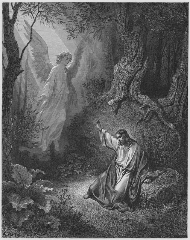 Gustave Dore Biblia: Krisztus a kertben alkotó: Gustave Dore