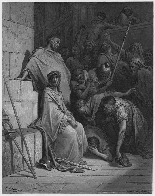 Gustave Dore Biblia: Krisztust kigúnyolták alkotó: Gustave Dore