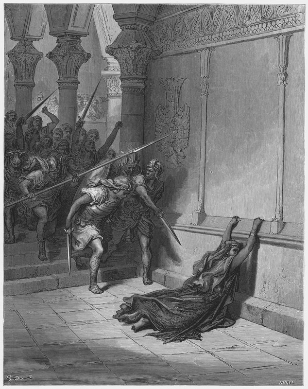 Gustave Dore Biblia: Athalia halála alkotó: Gustave Dore