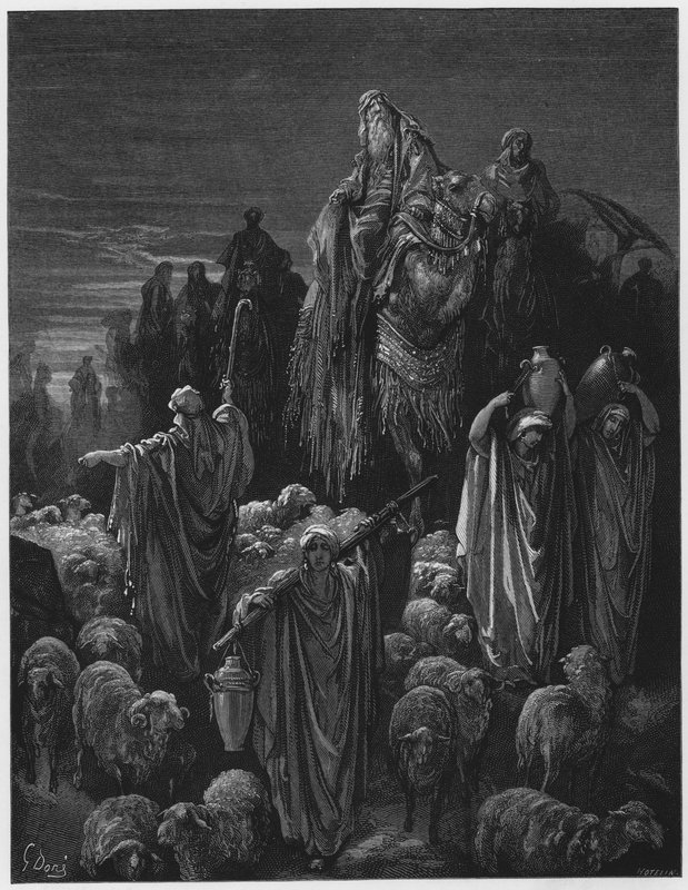Gustave Dore Biblia: Jákob Egyiptomba megy alkotó: Gustave Dore
