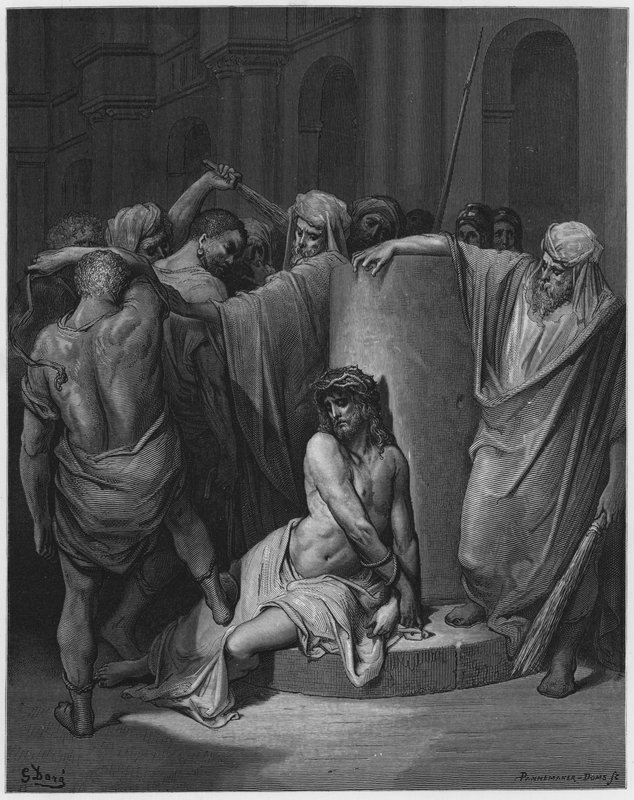Gustave Dore Biblia: Jézust megostorozták alkotó: Gustave Dore