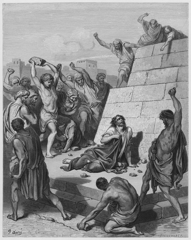 Gustave Dore Biblia: S István vértanúsága alkotó: Gustave Dore