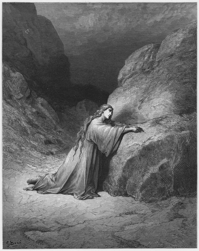 Gustave Dore Biblia: Bűnbánó Mária Magdolna alkotó: Gustave Dore