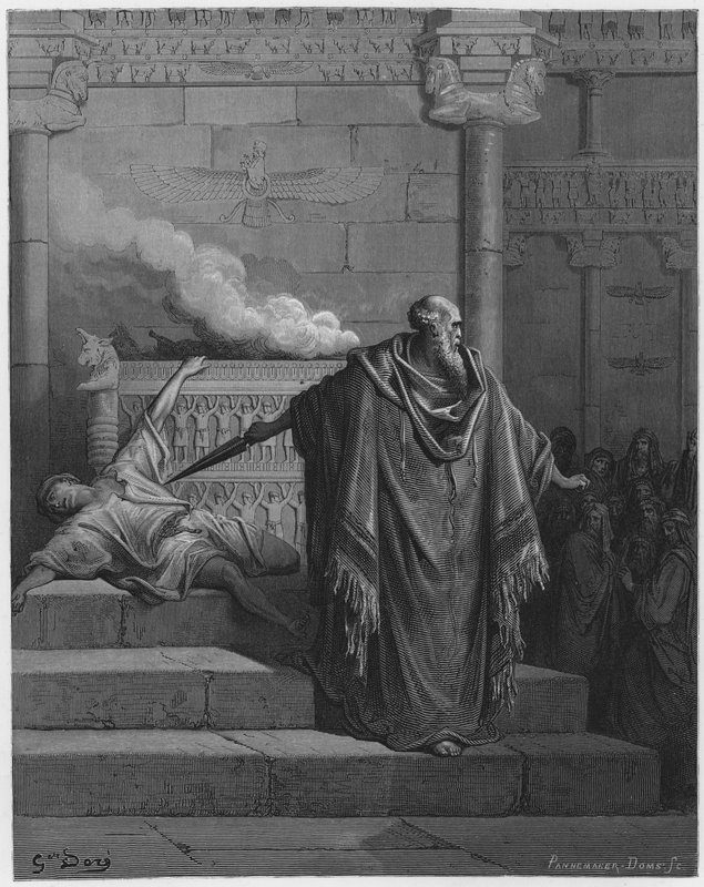 Gustave Dore Biblia: Mattathias és a hitehagyott alkotó: Gustave Dore
