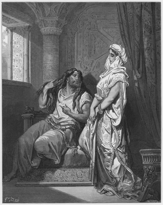 Gustave Dore Biblia: Sámson és Delila alkotó: Gustave Dore