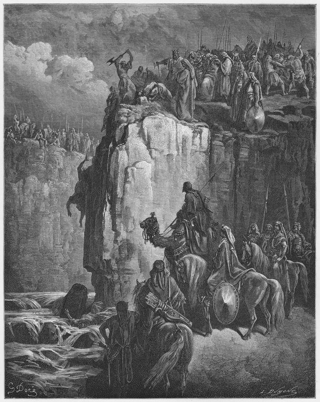 Gustave Dore Biblia: Baal prófétáinak lemészárlása alkotó: Gustave Dore