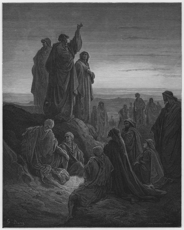 Gustave Dore Biblia: Az apostolok hirdetik az evangéliumot alkotó: Gustave Dore