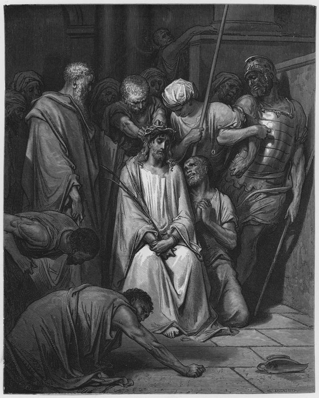 Gustave Dore Biblia: A töviskorona alkotó: Gustave Dore