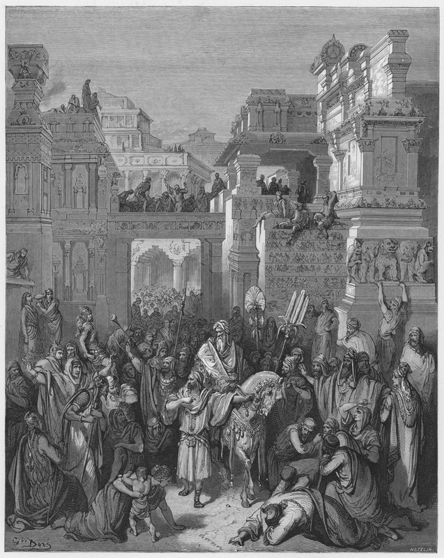 Gustave Dore Biblia: Mordokeus diadala alkotó: Gustave Dore