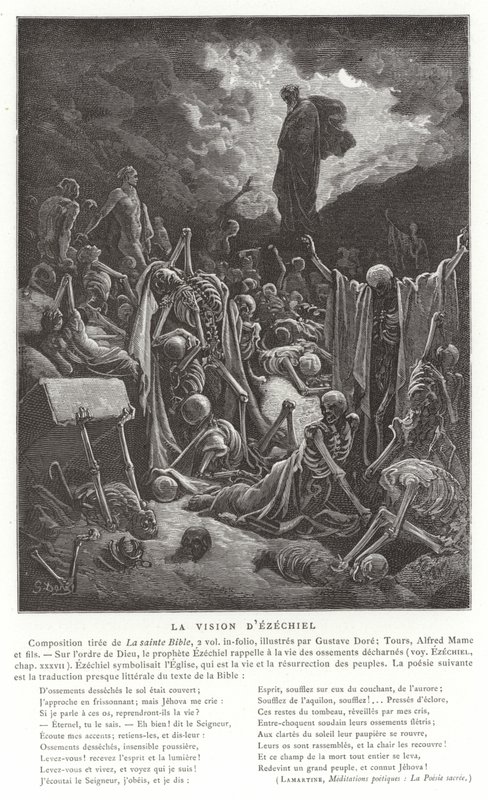 Ezékiel látomása alkotó: Gustave Dore