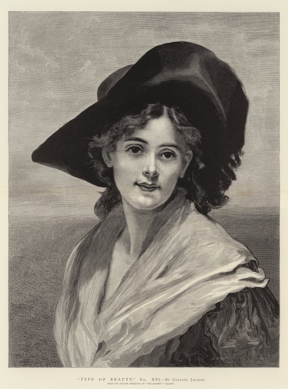 A szépség típusa alkotó: Gustave Jacquet