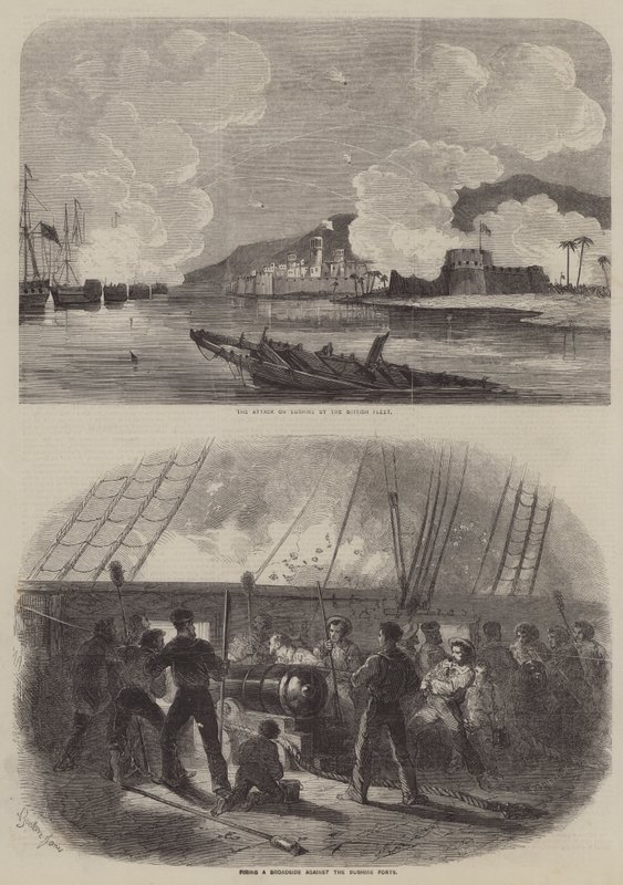 Bushire-i csata alkotó: Gustave Janet