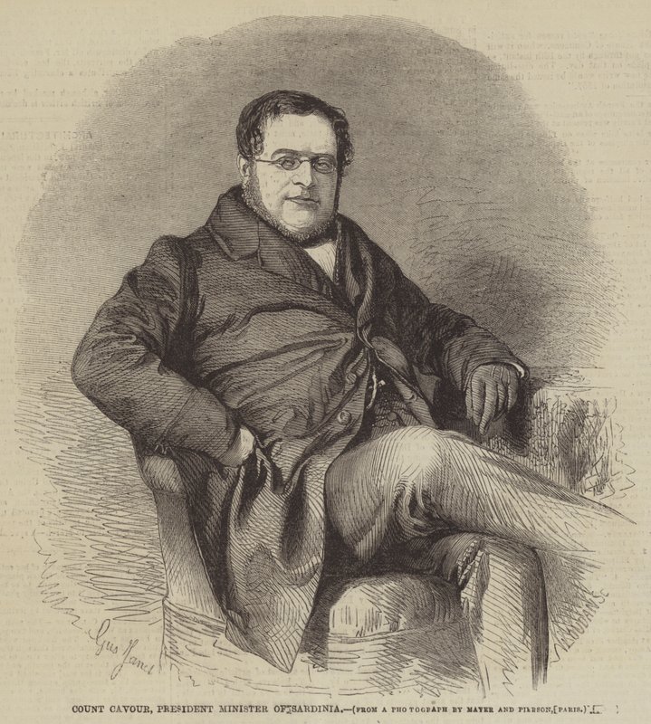Cavour gróf, Szardínia elnökének minisztere alkotó: Gustave Janet