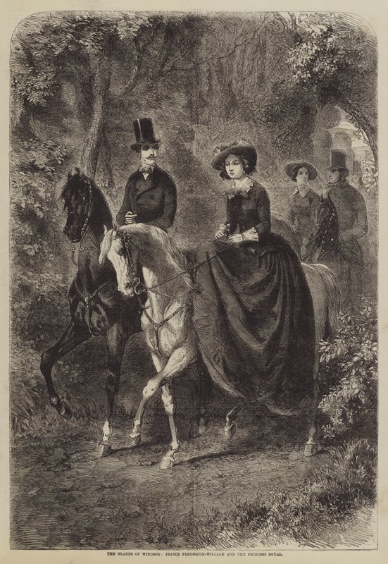 A windsori Glades, Frederick-William herceg és a királyi hercegnő alkotó: Gustave Janet