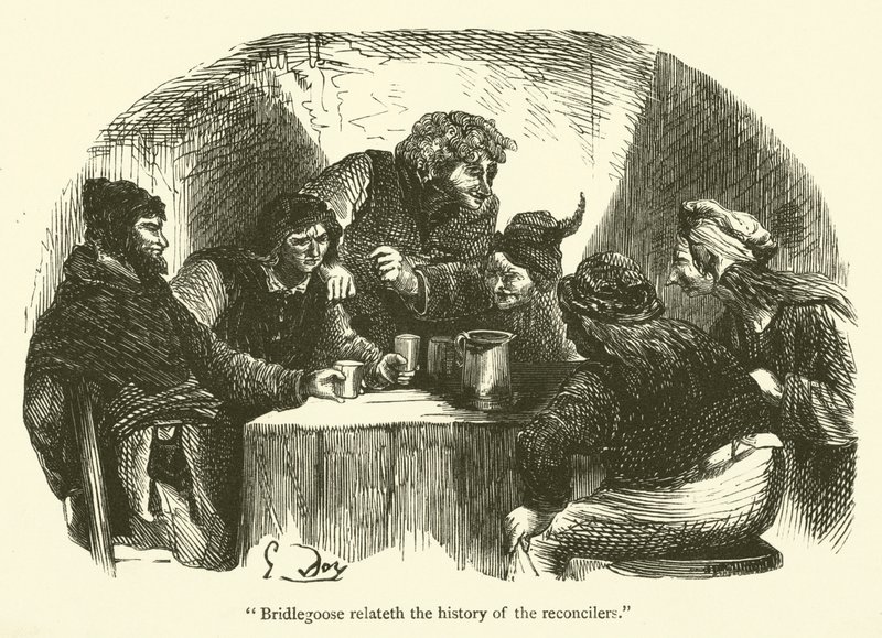 Illusztráció Rabelais műveihez alkotó: Gustave after Dore