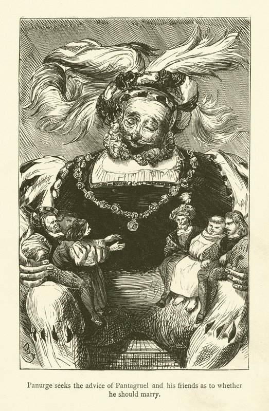 Illusztráció Rabelais műveihez alkotó: Gustave after Dore