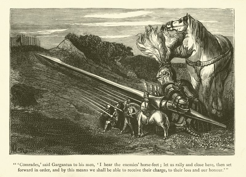 Illusztráció Rabelais műveihez alkotó: Gustave after Dore