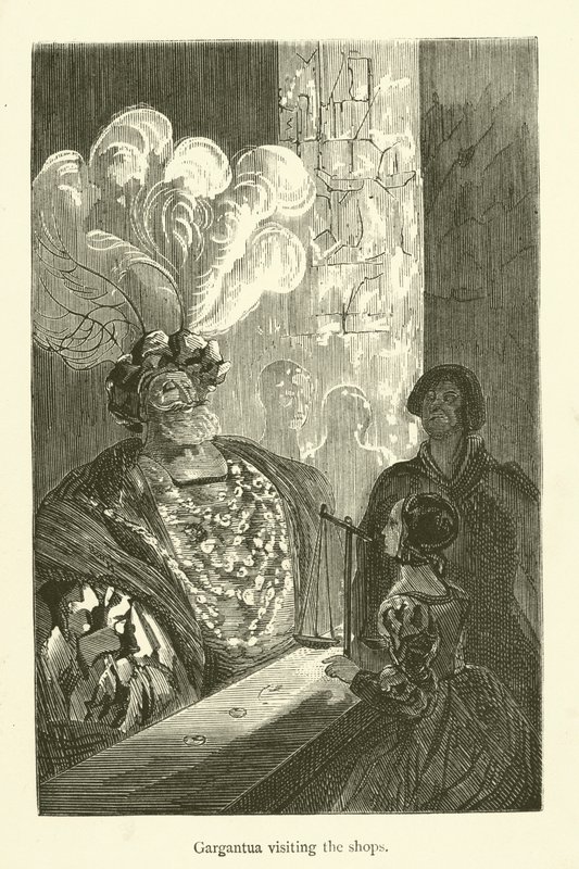 Illusztráció Rabelais műveihez alkotó: Gustave after Dore