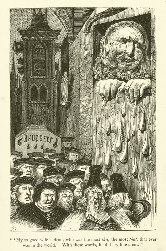 Illusztráció Rabelais műveihez alkotó: Gustave after Dore