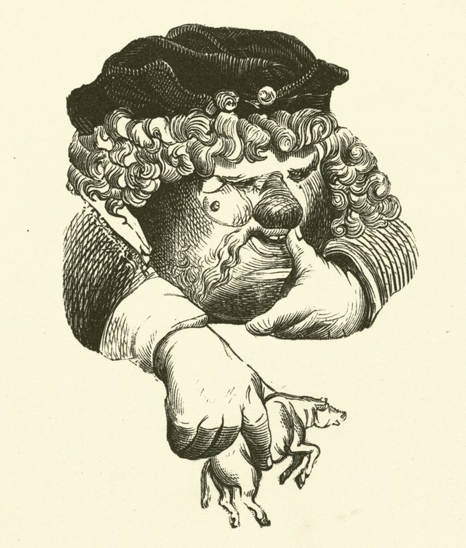 Illusztráció Rabelais műveihez alkotó: Gustave after Dore
