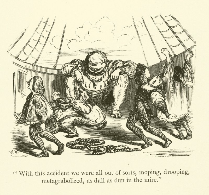 Illusztráció Rabelais műveihez alkotó: Gustave after Dore