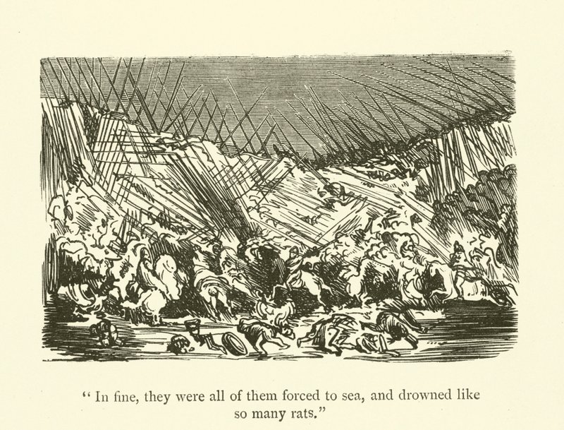 Illusztráció Rabelais műveihez alkotó: Gustave after Dore