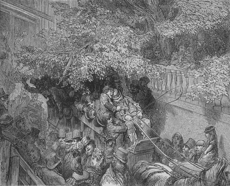 John Bull Apres Boire! alkotó: Gustave after Dore