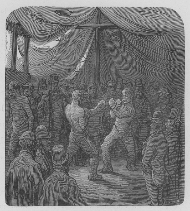 La Boxe alkotó: Gustave after Dore