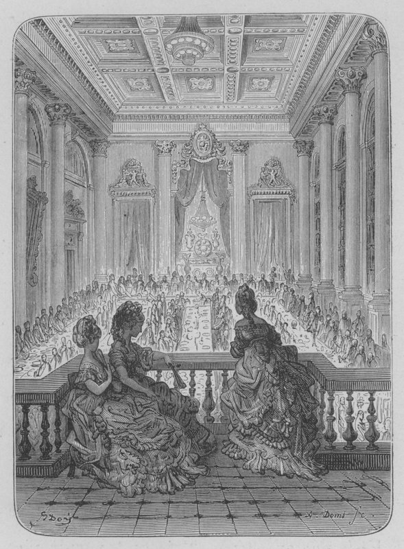 Az Orfevres vacsora alkotó: Gustave after Dore
