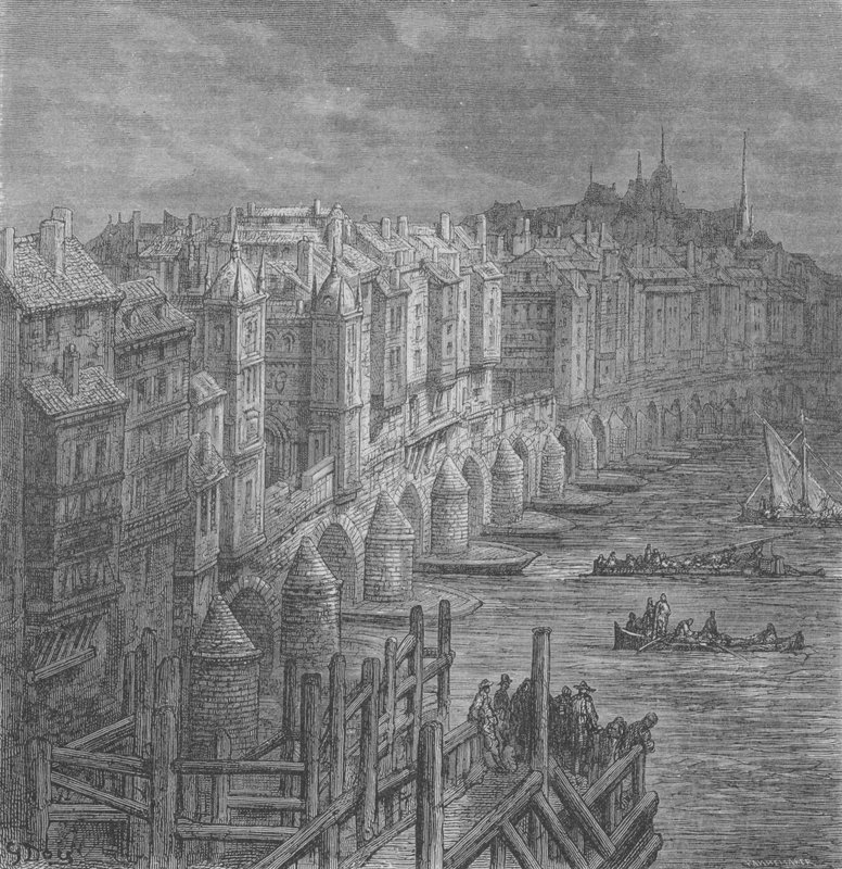 London Bridge 1694-ben alkotó: Gustave after Dore