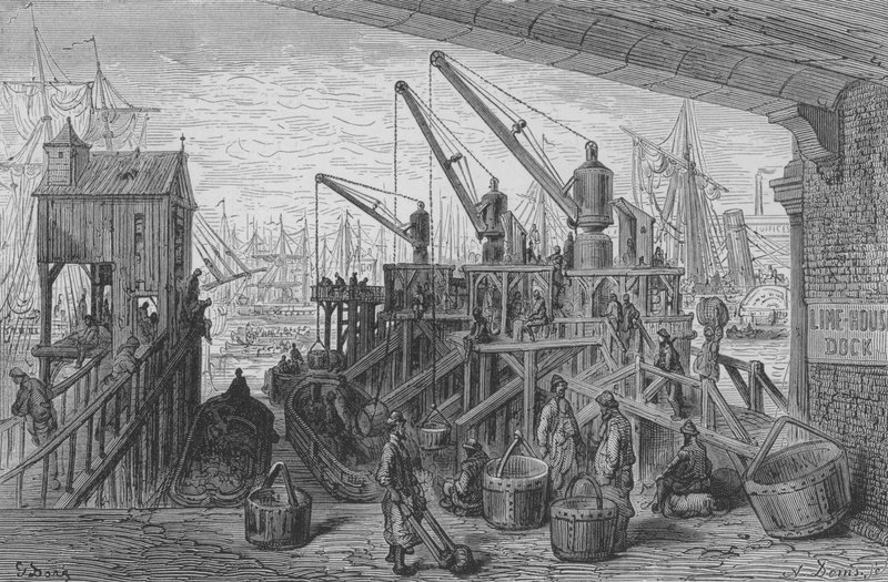 Lime-House dokk alkotó: Gustave after Dore