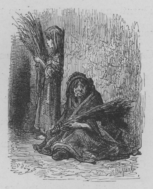 Marchandes De Lavande alkotó: Gustave after Dore