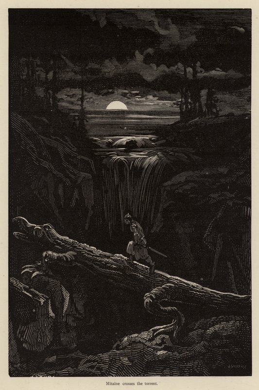 Mitaine átkel a patakon alkotó: Gustave after Dore
