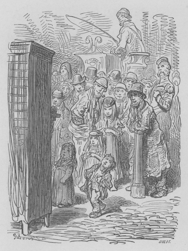 Punch Et Judy, Színházi Ambulant alkotó: Gustave after Dore