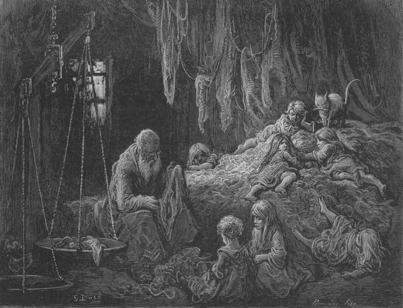 Belső jelenet alkotó: Gustave after Dore