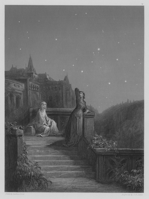 Terasz jelenet alkotó: Gustave after Dore