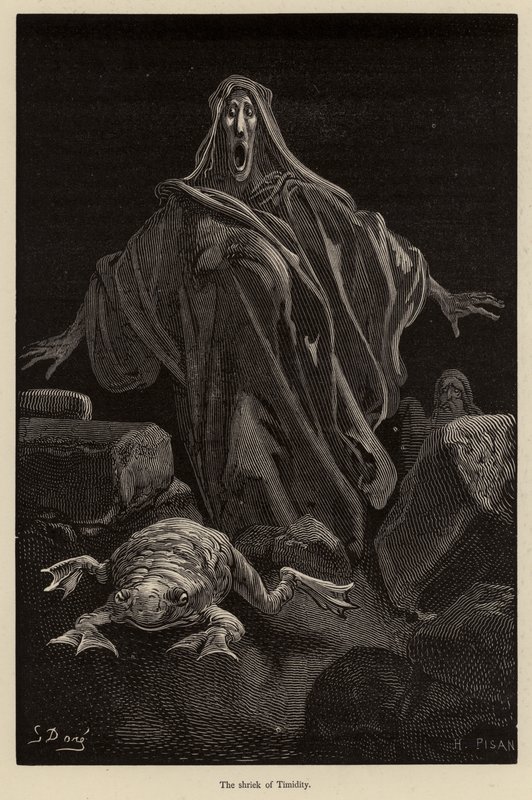 A félénkség kiáltása alkotó: Gustave after Dore