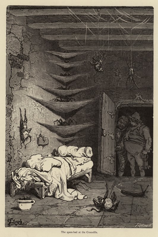 A pótágy a krokodilnál alkotó: Gustave after Dore