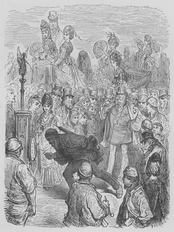 Erő- és ügyességi bravúrok Derbyben alkotó: Gustave after Dore
